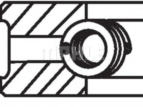 Segmenti piston FORD TRANSIT Van (T_ _) (1985 - 1992) MAHLE ORIGINAL 014 82 N0