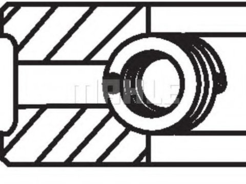 Segmenti piston KIA CEE'D hatchback (ED) (2006 - 2012) MAHLE ORIGINAL 681 12 N0