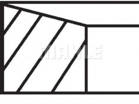 Segmenti piston RENAULT MASTER II Van (FD) (1998 - 2016) MAHLE ORIGINAL 022 07 N0