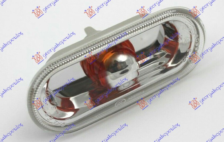 SEMNAL ALB TRANSPARENT (REFLECTOR GALBEN) , VW, VW