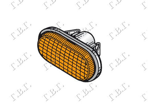 SEMNAL GALBEN - RENAULT MEGANE SCENIC 96-98, RENAULT, RENAULT MEGANE SCENIC 96-99, 045205490