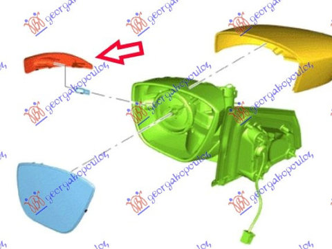 SEMNAL OGLINDA Stanga., FORD, FORD KA+ 18-, 330105492