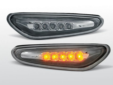 Semnale aripa BMW E46 2001-2005 Fumuriu pe LED