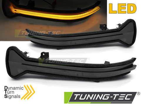 Semnale Semnalizatoare IN THE MIRROR SMOKE LED SEQ compatibila BMW G30 / G31 / G11 / G12