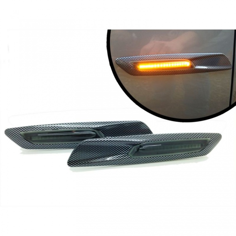 Semnalizare Aripa Led Carbon Bmw Seria 5