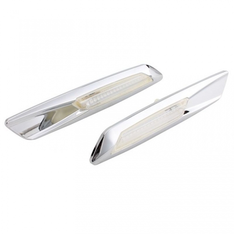 Semnalizare Aripa Led Crom Bmw Seria 3 E93 2006-2013 Set 2 Buc BTLL-103