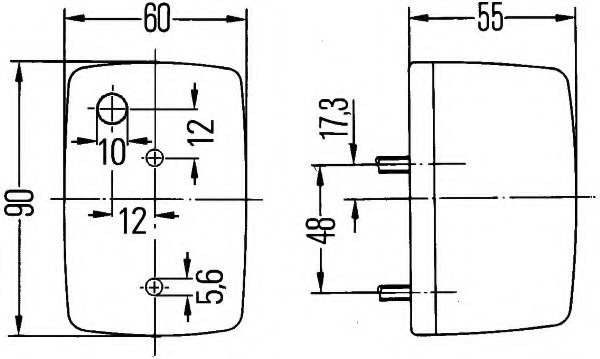 Semnalizator ~ 2BA 002 652-111 ~ HELLA ~