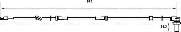 Senzor ABS AUDI A4 (8D2, B5), Sedan, 11.1994 - 12.2001 BOSCH 0 986 594 005