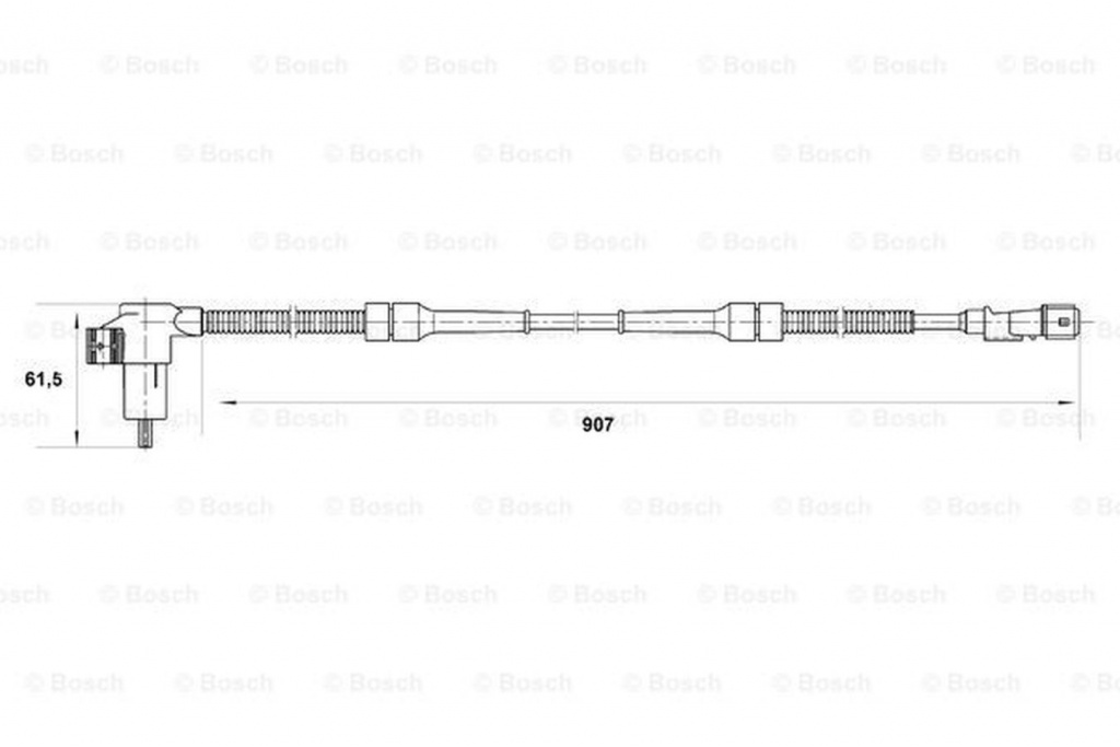 Senzor ABS CITROEN JUMPY platou sasiu BU BV BW BX BOSCH 0265006504