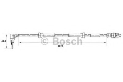 Senzor ABS FIAT MULTIPLA (186) (1999 - 2010) Bosch