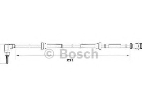 Senzor ABS FIAT MULTIPLA (186) (1999 - 2010) Bosch 0 265 007 039