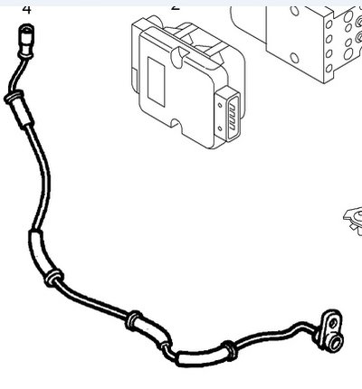 Senzor ABS opel vivaro 93859336