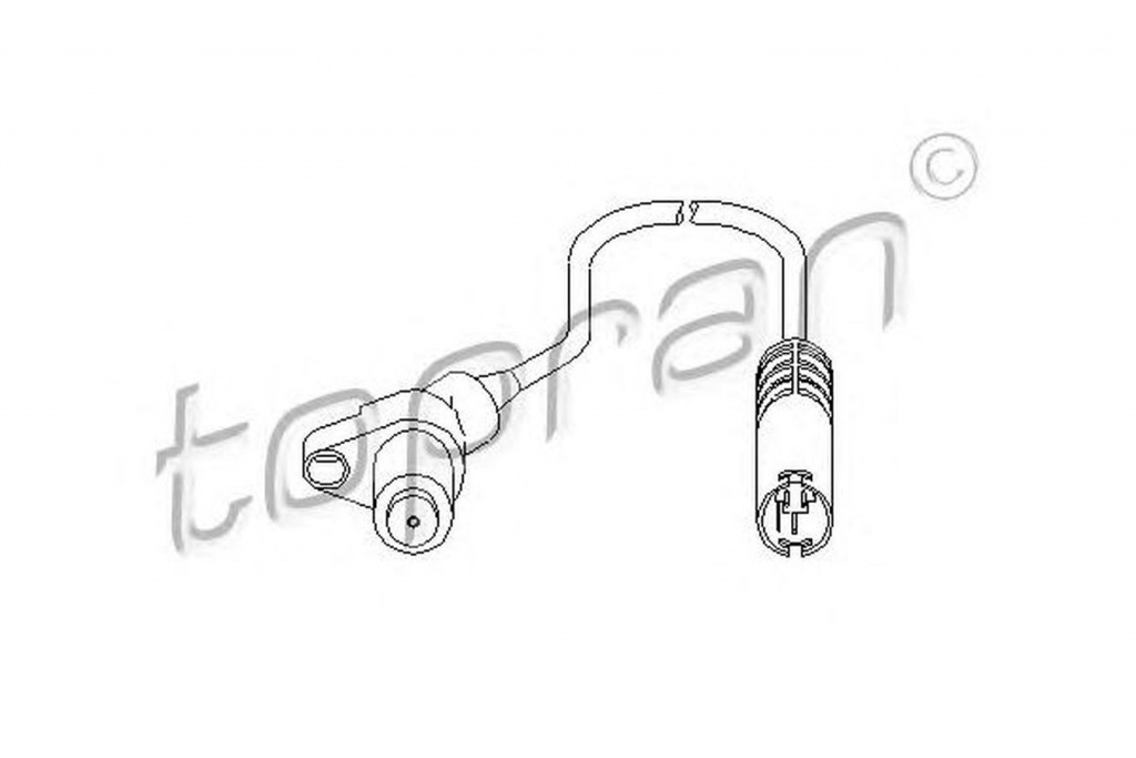 Senzor ABS roata BMW 3 cupe E36 TOPRAN 500883