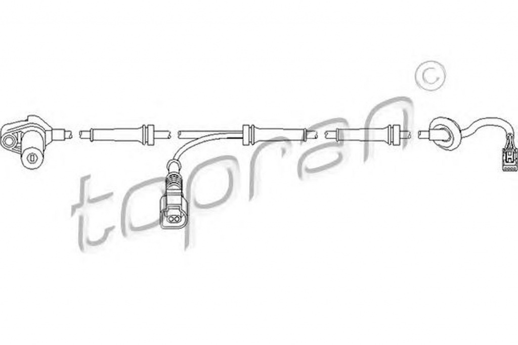 Senzor ABS roata SEAT EXEO ST 3R5 TOPRAN