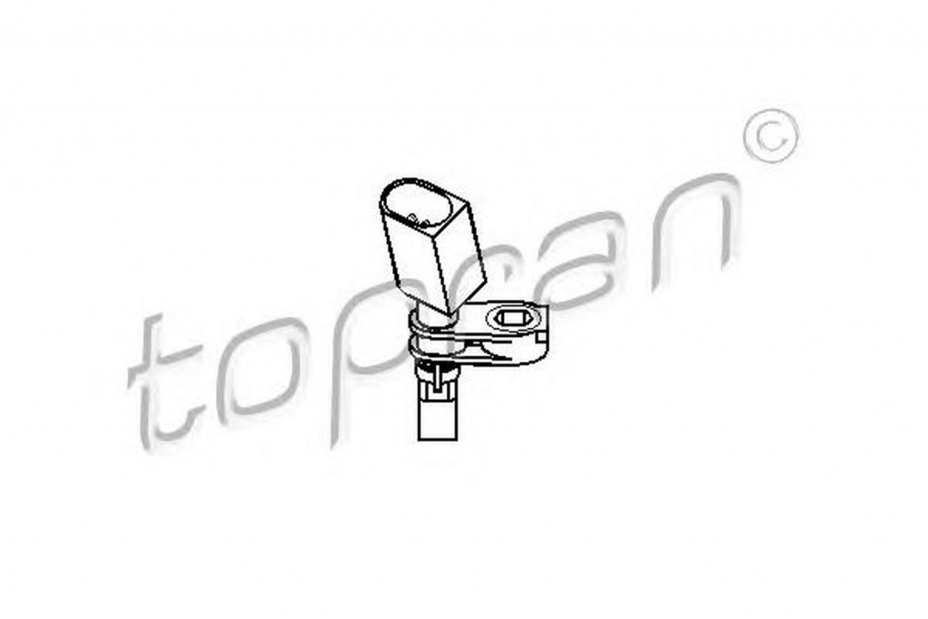 Senzor ABS roata SKODA ROOMSTER 5J TOPRAN 110609