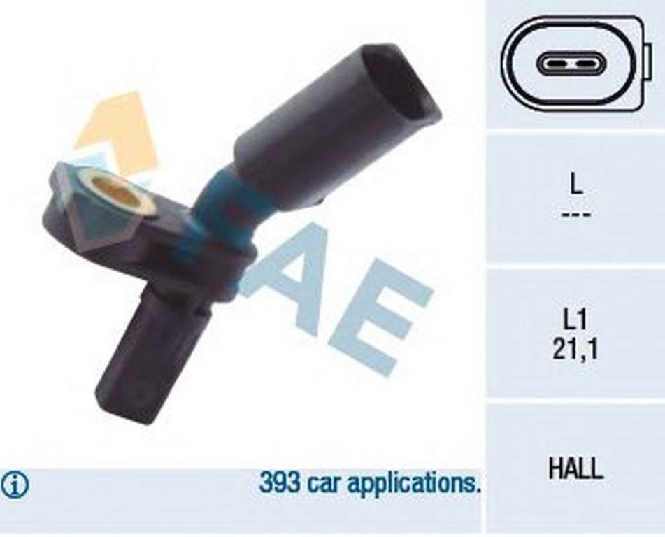 Senzor ABS SEAT IBIZA V 6J5 6P1 FAE 78103