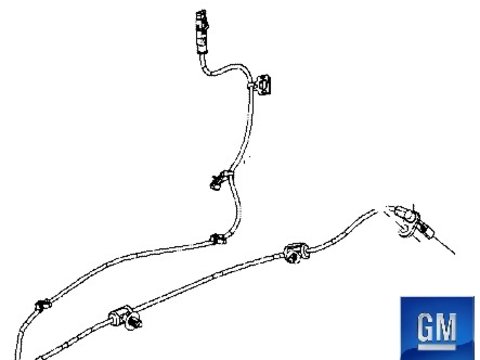 Senzor Abs Spate Opel Insignia 4x4 Original GM