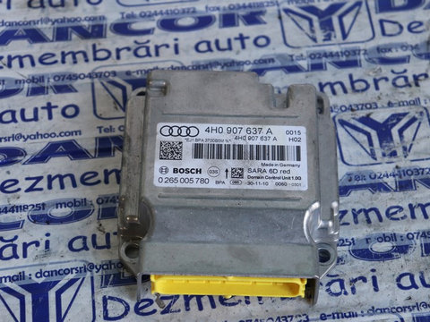 SENZOR ACCELERATIE AUDI A8 D4, 4.2FSI DIN 2011, COD: 4H0907637A