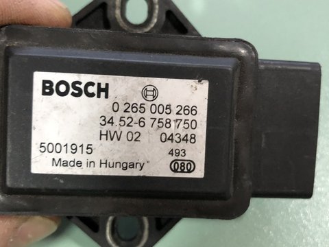 Senzor acceleratie longitudinala transversala BMW E60 E61 Bosch 0265005266