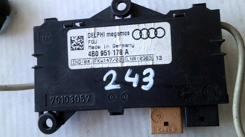 Senzor alarma Audi A6 4F C6, 4B0951178A,