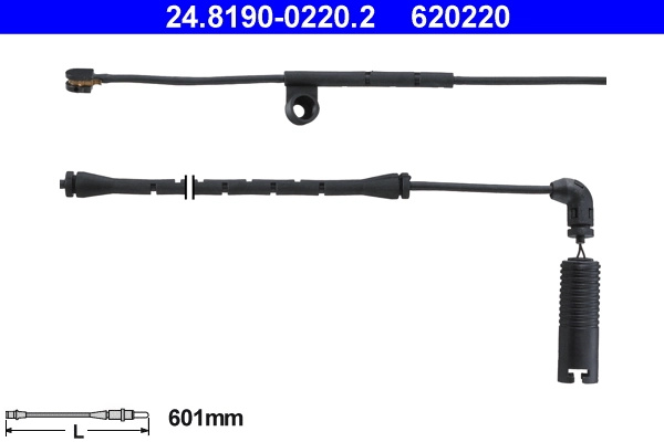 Senzor avertizare uzura placute frana ATE BMW 3 Cabriolet (E46) 2000-2007 - 24.8190-0220.2