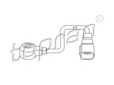 Senzor batai 111 434 TOPRAN pentru Audi A4 Vw Passat Audi A6 Skoda Superb Seat Exeo