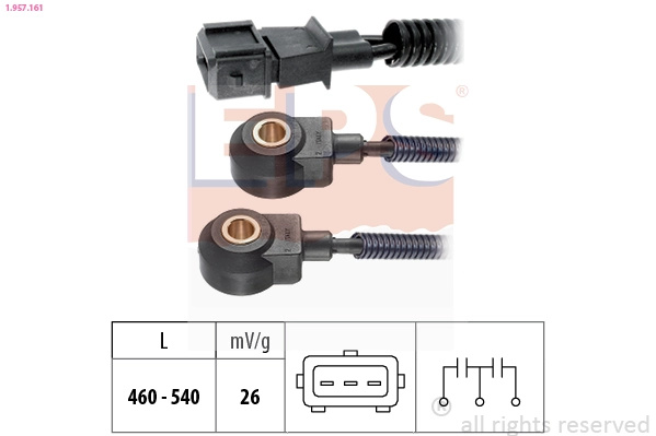 Senzor batai EPS 1.957.161 la VOLVO S70 (874) B 52