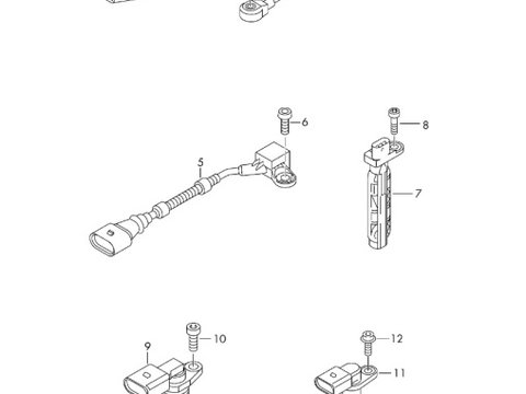 Senzor batai Volkswagen Polo 9N 1.2 manuala VOLKSWAGEN POLO (9N_) [ 2001 - 2012 ] OEM 030905377C