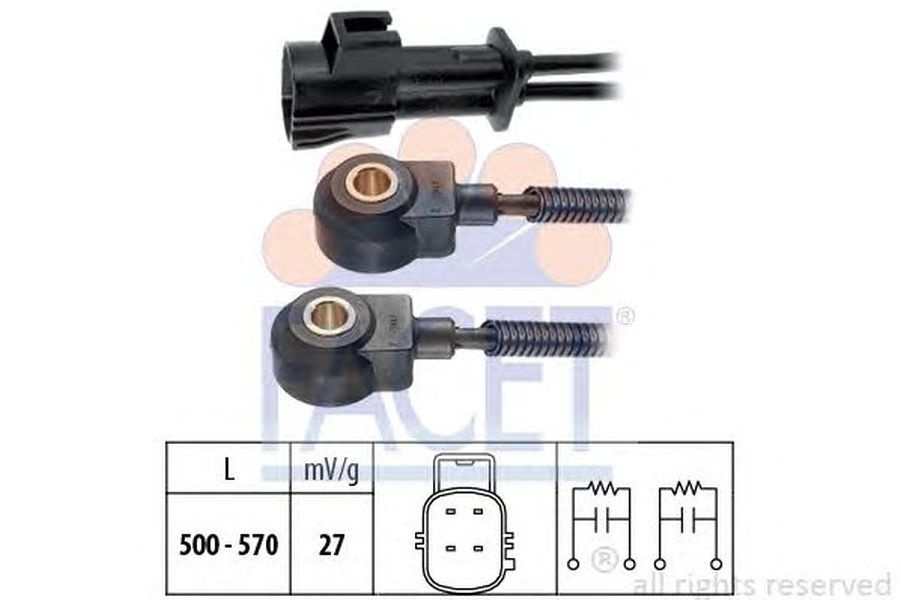 Senzor batai VOLVO S80 I TS XY FACET FA 9.3131