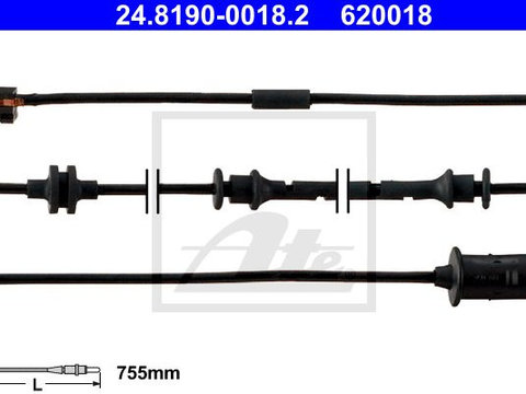 Senzor de avertizare uzura placute de frana 24 8190-0018 2 ATE pentru Opel Astra Opel Zafira