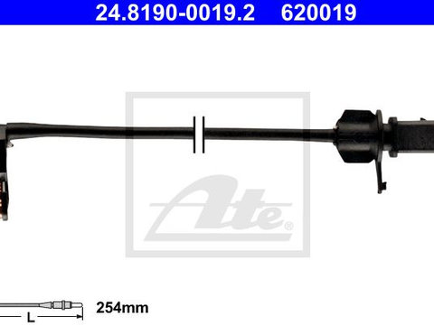 Senzor de avertizare uzura placute de frana 24 8190-0019 2 ATE pentru Audi A7 Audi A6 Audi A8
