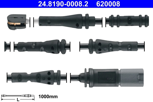 Senzor de avertizare,uzura placute de frana ATE 24.8190-0008.2 pentru masina BMW 6 Cabriolet (F12) 2012 2013 2014 2015 2016 2017 2018