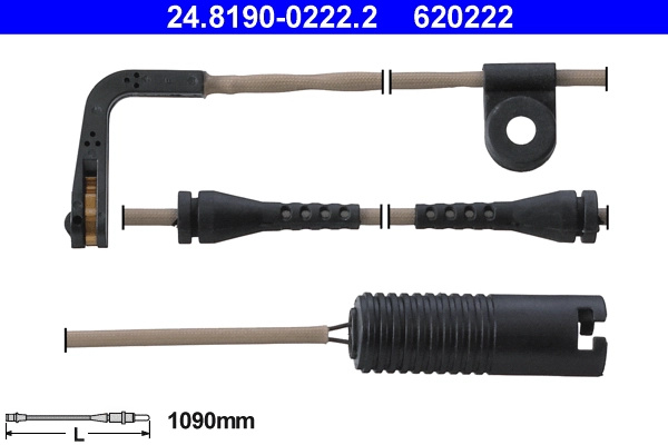 Senzor de avertizare,uzura placute de frana ATE 24.8190-0222.2 la masina BMW 5 Touring (E39) 1996 1997 1998 1999 2000 2001 2002 2003 2004