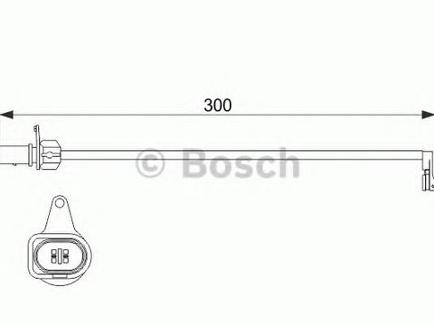 Senzor de avertizare,uzura placute de frana AUDI A4 Avant (8K5, B8) (2007 - 2015) BOSCH 1 987 474 505