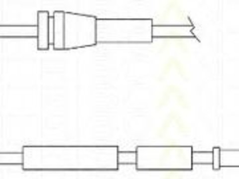 Senzor de avertizare,uzura placute de frana BMW 1 (E81), BMW 3 limuzina (E90), BMW 3 cupe (E92) - TRISCAN 8115 11039