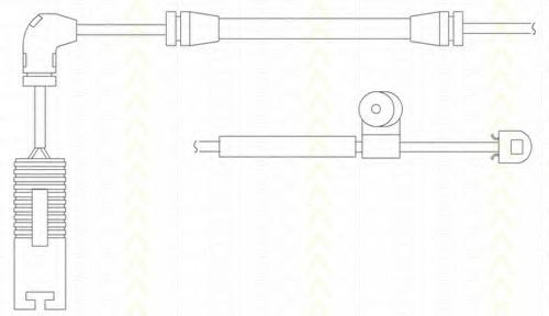 Senzor de avertizare,uzura placute de frana BMW 3 limuzina (E46), BMW 3 cupe (E46), BMW 3 Touring (E46) - TRISCAN 8115 11017