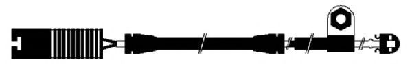 Senzor de avertizare,uzura placute de frana BMW X5 (E53) (2000 - 2006) FERODO FWI264