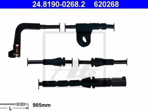 Senzor de avertizare,uzura placute de frana BMW X5 (E70), BMW X6 (E71, E72) - ATE 24.8190-0268.2