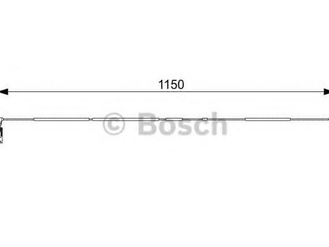 Senzor de avertizare,uzura placute de frana BMW Z4 cupe (E86) (2006 - 2009) Bosch 1 987 473 004