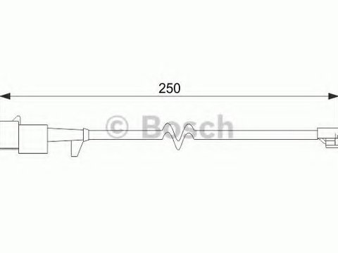 Senzor de avertizare,uzura placute de frana IVECO DAILY V autobasculanta (2011 - 2014) BOSCH 1 987 474 574