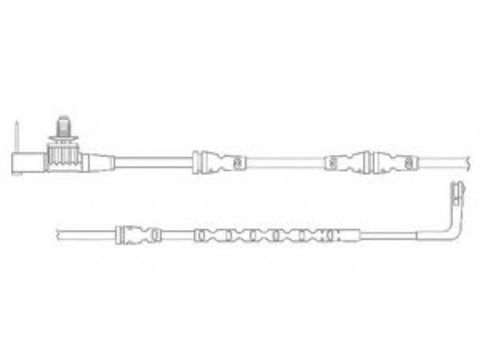 Senzor de avertizare,uzura placute de frana LAND ROVER RANGE ROVER SPORT (LW) (2013 - 2016) DELPHI LZ0260