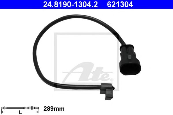 Senzor de avertizare uzura placute de frana punte fata/punte spate IVECO DAILY 2,3-3,0 85-06 289 MM - Cod intern: W20297337 - LIVRARE DIN STOC in 24 ore!!!