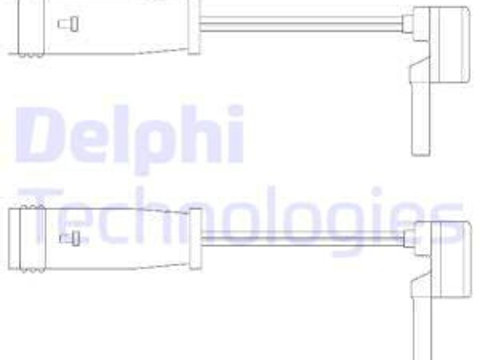 Senzor de avertizare,uzura placute de frana punte fata (LZ0153 DELPHI) MERCEDES-BENZ,VW