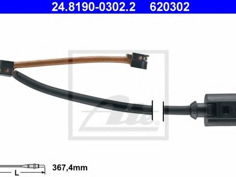 Senzor de avertizare,uzura placute de frana SEAT LEON ST (5F8) (2013 - 2016) ATE 24.8190-0302.2