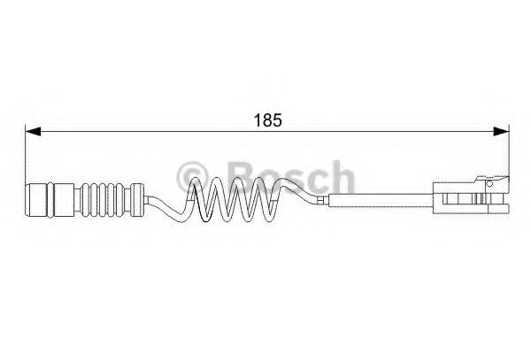 Senzor de avertizare,uzura placute de frana VW LT II caroserie (2DA, 2DD, 2DH) (1996 - 2006) BOSCH 1 987 473 007 piesa NOUA