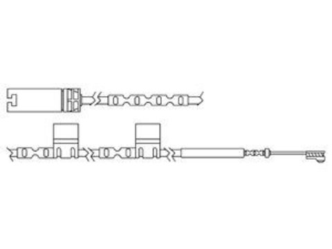 Senzor de avertizare uzura placute de frana LZ0242 DELPHI