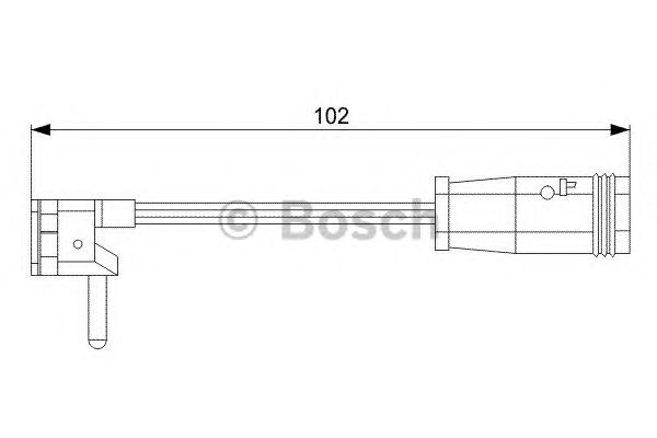 Senzor de avertizare uzura placute de frana MERCEDES-BENZ E-CLASS cupe (C207) - Cod intern: W20275255 - LIVRARE DIN STOC in 24 ore!!!