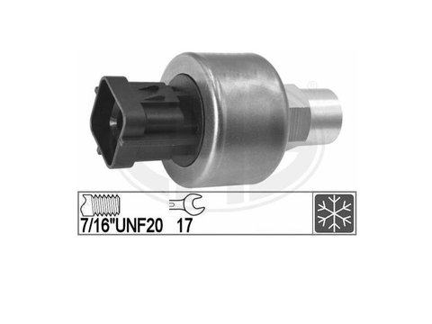 Senzor de presiune Jaguar Xj, 1997-2003, Xk, 1996-2006, 7/16&quot, 20 Unf, Priza: 5 Pini, Tip Gaz: R134a, OE: Lja7658aa,