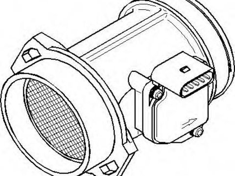 Senzor debit aer AUDI A6 limuzina (4B2, C5), AUDI A6 Avant (4B5, C5), AUDI A4 (8E2, B6) - TOPRAN 111 430