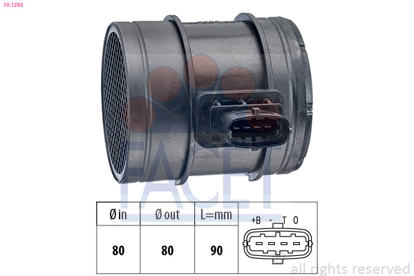 Senzor debit aer # CitroEn Jumper 2006 2007 2008 2009 2010 2011 2012 2013 2014 2015 2016 2017 2018 2019 2020 2021 2022 2023 2024 2025 # 10 1293 # FACET